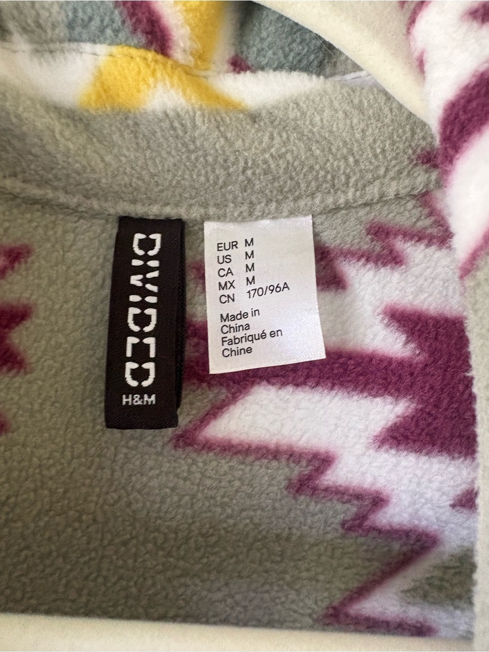 H&M Aztec Fleece Shacket - Picture 6 of 8
